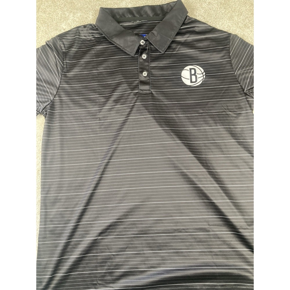 Brooklyn Nets Polo Shirt NBA Forever Collections Size Large